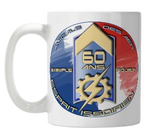 MUG céramique "60 ans d'Esprit Issoirien"